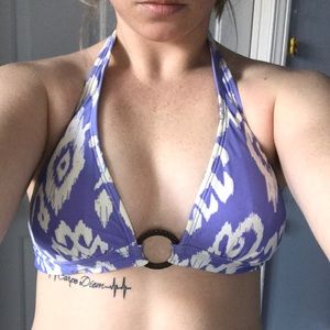 Purple swim top